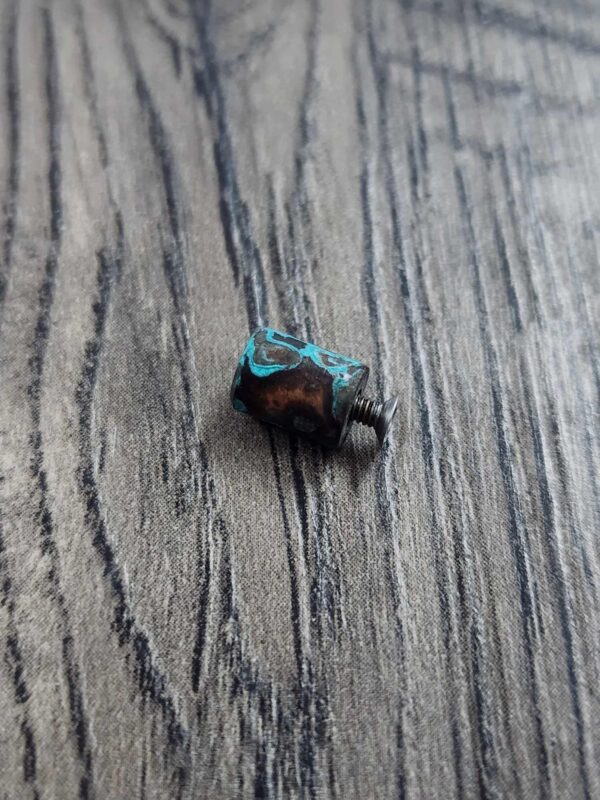 Shipwrecked! Spyderco Smock - Replacement Button (Lock Release) - Copper - EDC Gear - Forced Patina