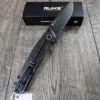 Alien Abduction - Not Alone - Ruike P801 Black - Fiber Laser Engraved - EDC Gear - Complete Knife
