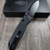 Zombie Pin Up!   Fiber Laser Engraved - Kizer Drop Bear - EDC - COMPLETE KNIFE!