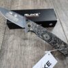 Goonies Map - Goonies Never Say Die!  - Ruike P801 Black - Fiber Laser Engraved - EDC Gear - Complete Knife