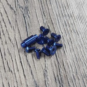 Spyderco Bodacious  - Titanium Hardware Kit - Anodized Blue or Bronze