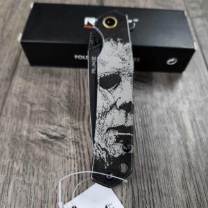 Michael Myers - Just the Tip - Ruike P801 Black - Fiber Laser Engraved - EDC Gear - Complete Knife