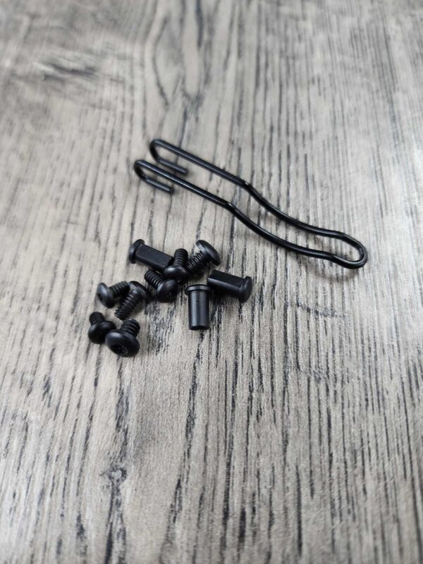 Manix 2 LIGHTWEIGHT  Black Stainless Steel Replacement Hardware Screw Set for Spyderco Manix 2 Lightweight