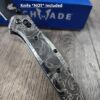 Leaf Scroll - Benchmade 940 Osborne – Relief Engraved Titanium Scales – Flytanium Gear *Scales/Handles Only*