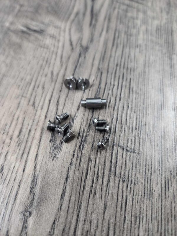 Spyderco Bodacious Titanium Hardware Kit! Satin Finish - EDC - EDC Bodacious