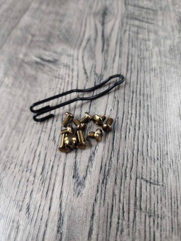 Manix 2 LIGHTWEIGHT Bronze Anodized Titanium Replacement Hardware Screw Set for Spyderco Manix 2 Lightweight