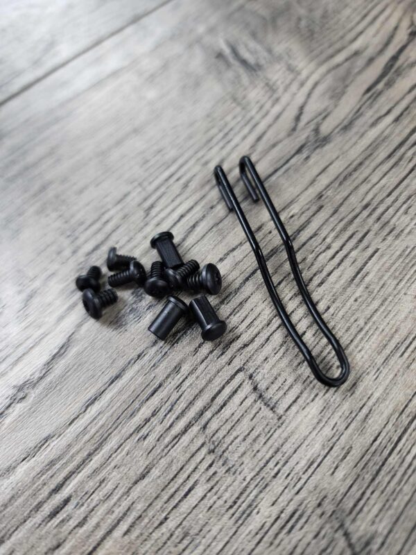 Manix 2 LIGHTWEIGHT  Black Stainless Steel Replacement Hardware Screw Set for Spyderco Manix 2 Lightweight