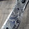 Leaf Scroll - Benchmade 940 Osborne – Relief Engraved Titanium Scales – Flytanium Gear *Scales/Handles Only*