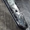 Leaf Scroll - Benchmade 940 Osborne – Relief Engraved Titanium Scales – Flytanium Gear *Scales/Handles Only*