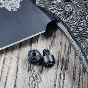 Benchmade Knives -Blacked out Stainless Steel Satin Thumbstud - EDC Gear