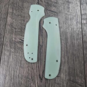 Spyderco Shaman Jade Scales - EDC scales - Natural Jade