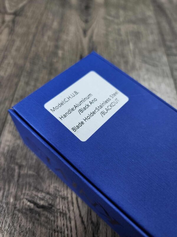 Chaves C.H.U.B. Slipper Slide Lock PVD Coated with laser engraved Damascus pattern! Utility knife - EDC knife - Complete knife - New In Box