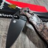 Manix 2 Knife with Deep Engraved AGED Copper Scales - EDC - Relief Engraved Skull Pattern - COMPLETE Knife with LynchNW deep carry clip