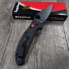Spyderco Manix 2 Pennywise "IT" Engraving on Cerakote Black AWT Scales with Red Ball Cage - New In Box - EDC Knife - Complete knife -