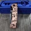Chaves Redencion Street - Skulls Relief Engraved Copper Scales - Complete Knife - Black Elmax Blade - New In Box