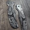 Spyderco Shaman - Predator / Alien  - Deep Laser Engraved Titanium Scales - EDC Gear *Scales Only*