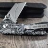 Goonies Map - CIVIVI Elementum Utility Button Lock Knife Black Aluminum Engraved Goonies Map! NEVER SAY DiE! Engraved Clips and Blade!