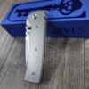 Chaves Redencion 229 Blue Label Liner Lock Satin Drop Point with Stonewash Titanium scales - NIB - Complete knife with EXTRA Clip
