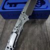 Chaves Redencion 229 - Blue Label - Predator Laser Engraved Titanium Scales - Knife Install Optional - 4 Blade Styles - New In Box