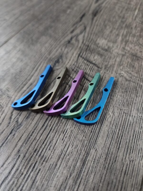 Benchmade Bugout 535 - Anodized Titanium Backspacer - 5 Color Options - Blue - Bronze - Purple - Green - Teal - Flytanium Gear