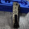 Chaves Redencion 229 - AGED Dead Aztec Relief Engraved Brass Scales - Knife Install Optional - 4 Blade Styles - New In Box