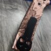 Chaves Redencion Street - Davy Jones Relief Engraved Copper Scales - Knife Install Optional - Black Elmax Blade Drop Point or Tanto