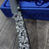 Chaves Redencion 229 - Filigree Scroll DEEP Laser Engraved Titanium Scales - Knife Install Optional - 4 Blade Styles - New In Box