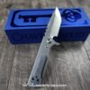 Chaves TAK Blue Label - Titanium Scales - Complete Knife - Satin Elmax Blade - 2 Blade Style Options - New In Box