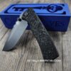 Chaves Redencion 229 Blue Label - Black Micarta Laser Engraved Dead Aztec Pattern - COMPLETE KNIFE - 2 Black  Blade Options - New In Box