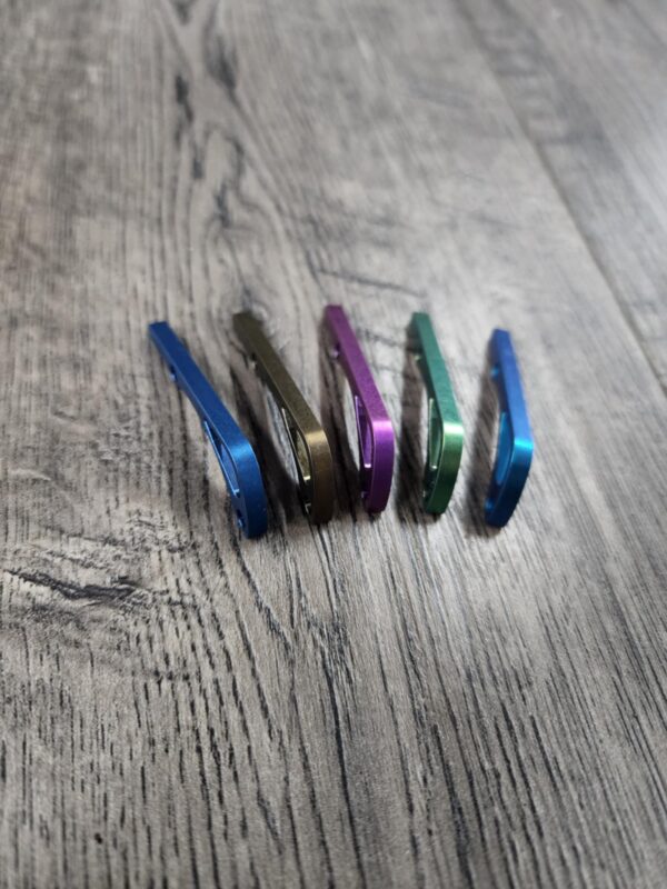 Benchmade Bugout 535 - Anodized Titanium Backspacer - 5 Color Options - Blue - Bronze - Purple - Green - Teal - Flytanium Gear