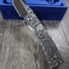 il_fullxfull.6733979285_4mmf.jpg Chaves Redencion 229 - Davy Jones Relief Engraved Titanium Scales - Knife Install Optional - 4 Blade Styles - New In Box