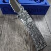 Chaves Redencion 229 -  Davy Jones Relief Engraved Titanium Scales - Knife Install Optional - 4 Blade Styles - New In Box