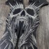 YoJUMBO! Screaming Skulls Engraving!  Black Titanium Scale for Spyderco YoJumbo Knife - EDC