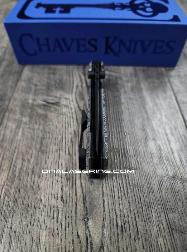 Chaves Redencion Street Blue Label - Titanium Scales - Dead Aztec Theme - Drop Point or Tanto - COMPLETE KNIFE!! Extra Clip - New in Box