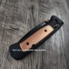 Modulator Black Aluminum Scales - 4 Inlays - Copper - Patina - Titanium - Damascus - Benchmade Bugout - Flytanium Gear *Scales/Handles Only