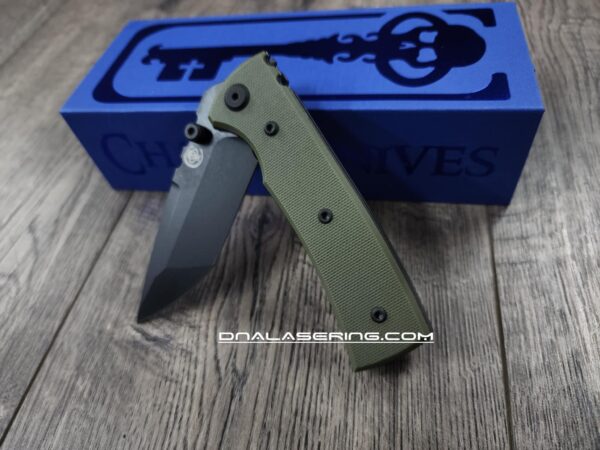 Chaves Redencion Street - Blue Label - OD Green G-10 Scales - Complete Knife - Black Elmax Blade - 2 Blade Style Options - New In Box