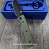Chaves Redencion Street - Blue Label - OD Green G-10 Scales - Complete Knife - Black Elmax Blade - 2 Blade Style Options - New In Box