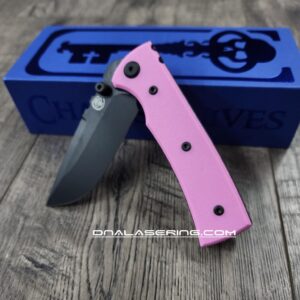 Chaves Redencion Street - Blue Label - Pink G-10 Scales - Complete Knife - Black Elmax Blade - 2 Blade Style Options - New In Box