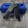 Chaves Redencion 229 - Blue Label - OD Green G-10 Scales - Complete Knife - Black Elmax Blade - 2 Blade Style Options - New In Box