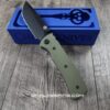Chaves Redencion 229 - Blue Label - OD Green G-10 Scales - Complete Knife - Black Elmax Blade - 2 Blade Style Options - New In Box