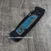 Modulator Black Aluminum Scales - 4 Inlays - Copper - Patina - Titanium - Damascus - Benchmade Bugout - Flytanium Gear *Scales/Handles Only
