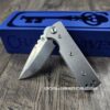Chaves TAK Blue Label - Titanium Scales - Complete Knife - Satin Elmax Blade - 2 Blade Style Options - New In Box