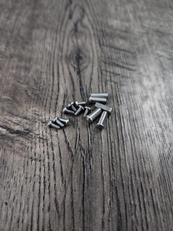 Replacement Hardware Kit for Spyderco Endela - Stainless Steel - Satin Finish - EDC Gear