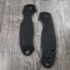 Custom Para 3 Carbon Fiber Scales for Spyderco Para 3 Knife - EDC Scales - Carbon Fiber - Basketweave