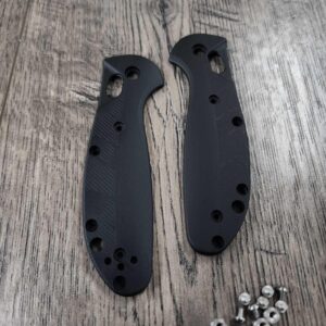 Benchmade MINI Griptilian - Loop Scales With Hardware - Black Anodized 7075 Aluminum