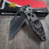 Yojimbo 2 Death Portal! Black Titanium scales with DLC Black CPM S30V Blade AND Blacksmith Deep Carry LynchNW Pocket clip