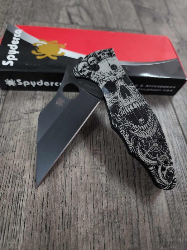 Yojimbo 2 Death Portal! Black Titanium scales with DLC Black CPM S30V Blade AND Blacksmith Deep Carry LynchNW Pocket clip