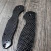 Custom Para 3 Carbon Fiber Scales for Spyderco Para 3 Knife - EDC Scales - Carbon Fiber - Basketweave