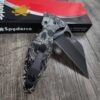 Yojimbo 2 Death Portal! Black Titanium scales with DLC Black CPM S30V Blade AND Blacksmith Deep Carry LynchNW Pocket clip