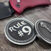 Rule #9 / Chaves Skull Key - Deep Laser Engraved Titanium Coin - Stonewashed Finish - Always Carry a Knife/Chaves  KNIFE NOT INCLUDED!!!